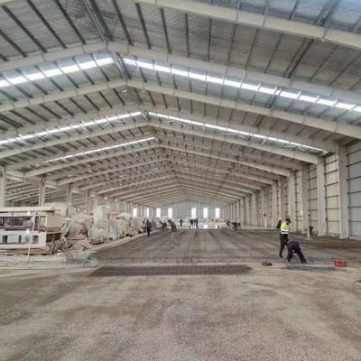 Yüksek katmanlı çelik yapı inşaat depo sıcak galvanizli OEM