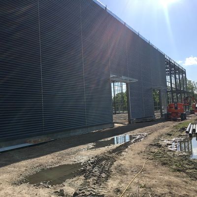 Yüksek Kaliteli Özel Yapılandırılmış Çelik Yapı Pazarı Sergi Salonu