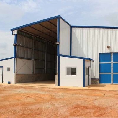 Yüksek Standartlı Çelik Yapı Atölyesi Bina Metal Yapı İnşaatı
