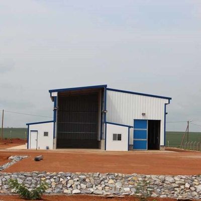Yüksek Standartlı Çelik Yapı Atölyesi Bina Metal Yapı İnşaatı