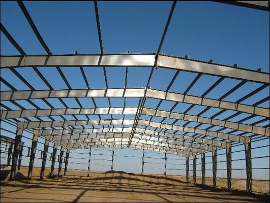 Çelik Yapı Hangar Hazırlanmış Sıcak Lastiklenmiş Galvanizli Depo Bina Çadır