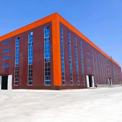Q355b H Çubuklu Çelik Yapı Bina Hazırlanmış Depo