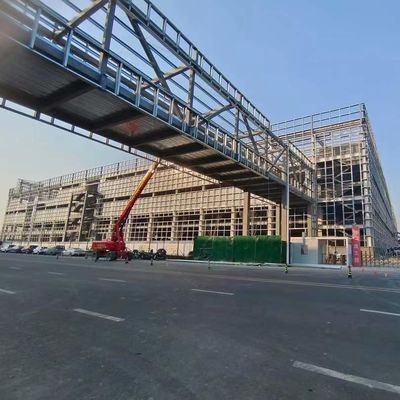 Q355b H Çubuklu Çelik Yapı Bina Hazırlanmış Depo