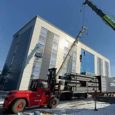 İş ve yaşam için çok katlı prefabrik çelik yapı ofis binası