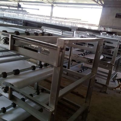 Otomatik besleme ile 3 katlı sıcak batırılmış galvanizli tavuk kafesleri