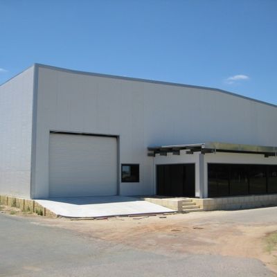 PVDF/PTFE/PVC kaplı çelik yapısı, vinç kaldırma kapasitesi olan atölye binası