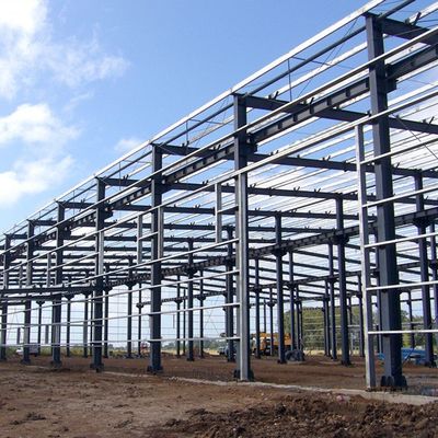 PVDF/PVC kaplı yelkenli çelik atölyesi 150KM/h rüzgar yükü ve kurulum