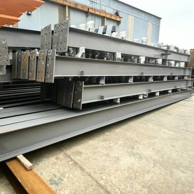 Çelik depo atölyesi inşa etmek için çelişmiş veya galvanizli çelik sütun ve çelik kiriş