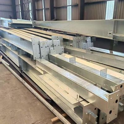 Su geçirmez çelik yapı atölyesi düşük karbonlu yangın prefab metal atölyesi