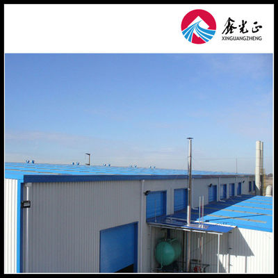 Bolt Bağlantısı Prefab Steel Structure Depo 1000kg/Sqm Yük Kapasitesi