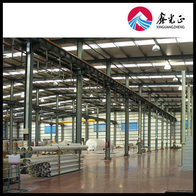 Bolt Bağlantısı Prefab Steel Structure Depo 1000kg/Sqm Yük Kapasitesi