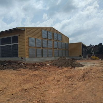 Galvanizli Çelik Sığır Sığınağı Yapılandırılmış Çiftlik Evi Özel