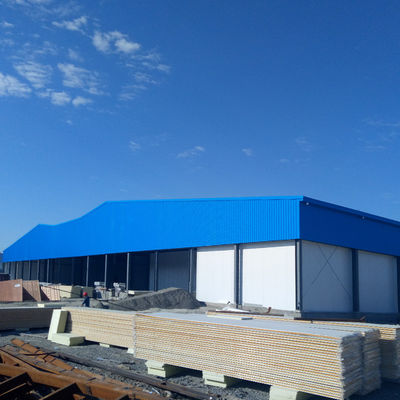 Özel Yapı Hazırlanmış Çelik Yapı Atölyesi Yangın Dayanıklı Panel ile