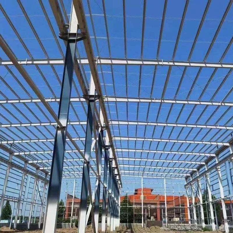 Su geçirmez çelik yapı atölyesi düşük karbonlu yangın prefab metal atölyesi