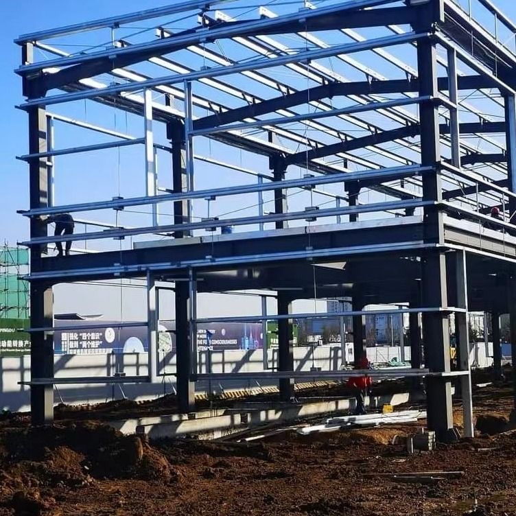 ISO Çelik Yapı Atölyesi EPS Panel Ön Yapı Çelik Yapı H şeklinde