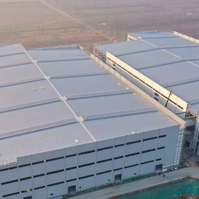 Korozyona dayanıklı prefabrik metal depo binası OEM Portal çerçeve ile