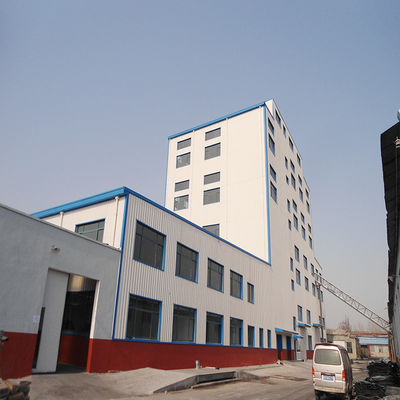 Büyük Aralıklı Prefabrik Çelik Binalar Depo Paslanmasına Karşı Boya