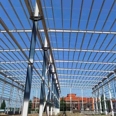 Su geçirmez çelik yapı atölyesi düşük karbonlu yangın prefab metal atölyesi