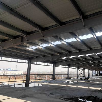 Şot Patlama Çelik Yapı Atölyesi OEM Prefab Çelik Çerçeve Binalar
