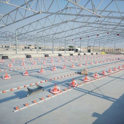 Galvanizli Yaprak Çiftlik Evleri Çelik Yapı Çiftçi Tavuk Evleri