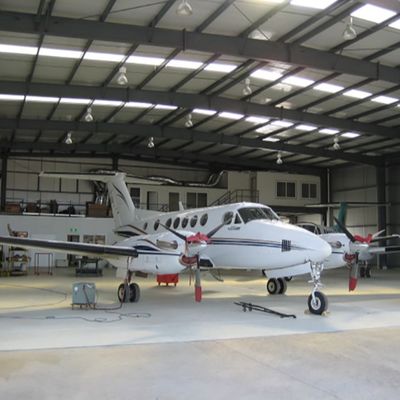 Çok fonksiyonel Uçak Hangarı Binaları ODM Prefab Metal Ofis Binaları
