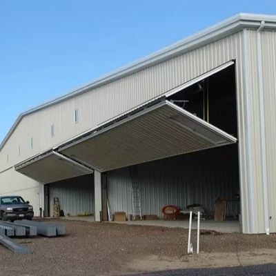 ODM Yapısal Çelik Hangar Modüler Korozyona Direnci Prefab Havacılık Hangarı