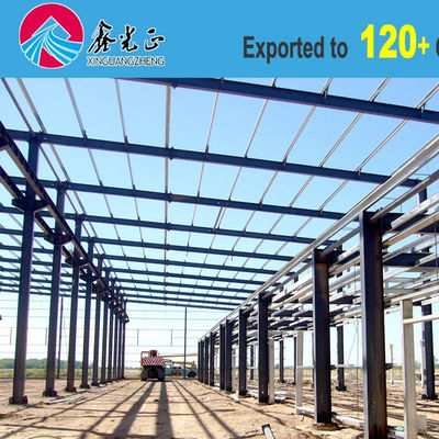 OEM Çelik Depo Binaları Sıcak Dip Galvanizli Çelik Uçak Hangarı