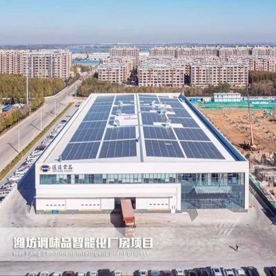 Rüzgar Direnci Çelik Atölyesi Binaları Hafif Çelik Yapı Binaları