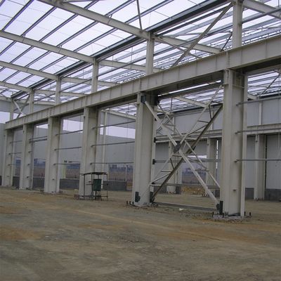 Yüksek Standartlı Çelik Yapı Atölyesi Bina Metal Yapı İnşaatı