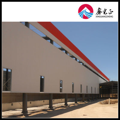 Epoxy Zinc Primer H Çelik Ana Çelik Çerçeve ile Bitmiş Prefab Depo