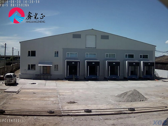 Boyalı yapısal çelik askı Endüstriyel prefabrik depo binası 2