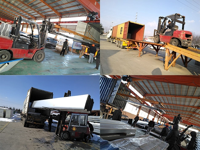 Boyalı yapısal çelik askı Endüstriyel prefabrik depo binası 3