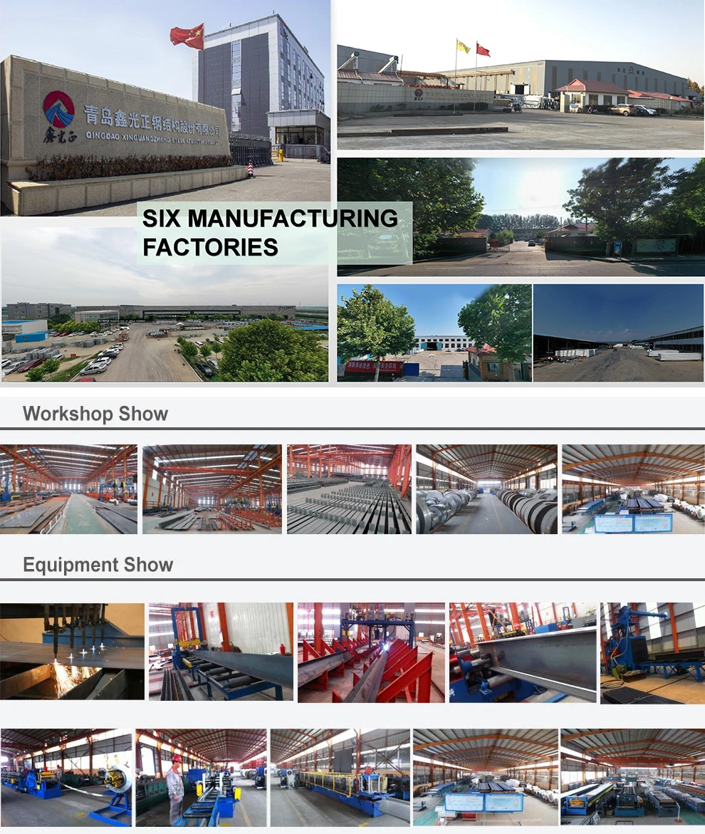 Q235 Çelik Yapı Bina Paslanmaz Boya Hazırdan Yapılmış Metal Çerçeve 5