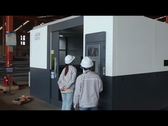 Sandviç paneli duvar paneli ve alüminyum pencereleri ile büyük kapasiteli çelik depo